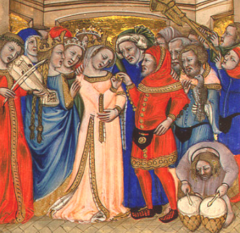 The Marriage by Nicola da Bologna, c. 1350