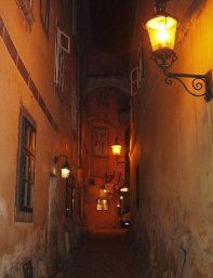 A back street in old Vienna