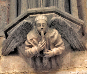 Detail from cloister of the Eglise Santa Maria La Real Sasamon (Burgos, Spain, 13th Century)