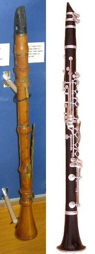 18th-century & modern clarinets