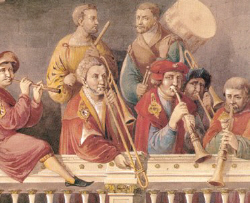 The Nuremburg town band, c. 1500