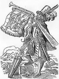 German trumpeter, 16th century